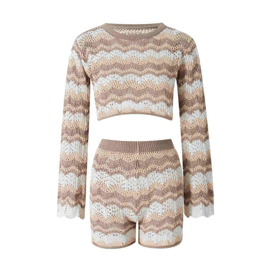 A&A Bohemian Summer Knitted Two Piece Set