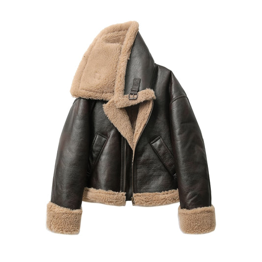 A&A Faux Shearling Jacket