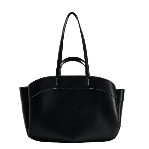 A&A Faux Leather Retro Tote Bag