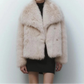 A&A Gradient Luxe Fur Coat Luxury Big Fur