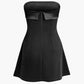 A&A Strapless A-Line Mini Dress