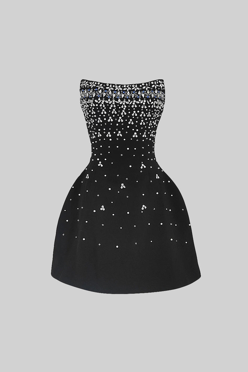 A&A Luxe Crystal Embellished Dress