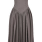 A&A Luxe Halter Flare Marilyn Dress