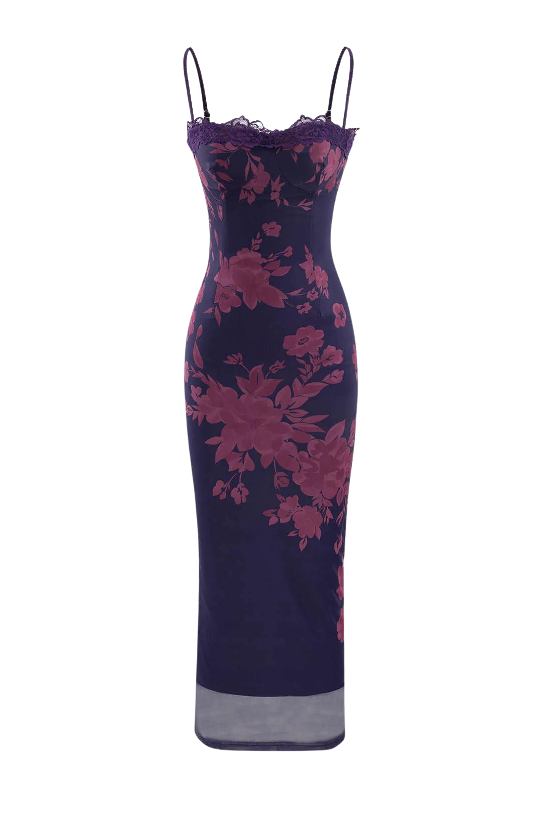A&A Floral Bodycon Maxi Dress