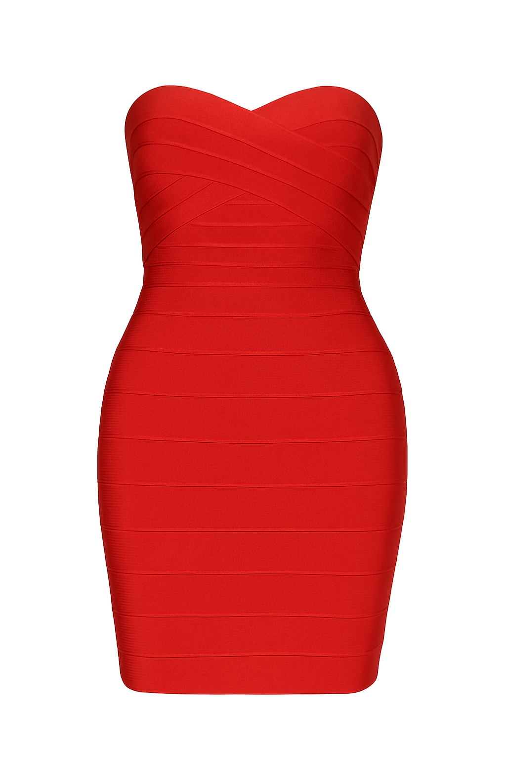A&A Raina Strapless Bandeau Bodycon Bandage Mini Dress