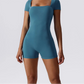 A&A Yoga Short One Piece Sports Suit