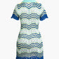 A&A Short Sleeve Knitted Mini Polo Dress