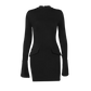 A&A Pocket Style Long Sleeve Bodycon Mini Dress