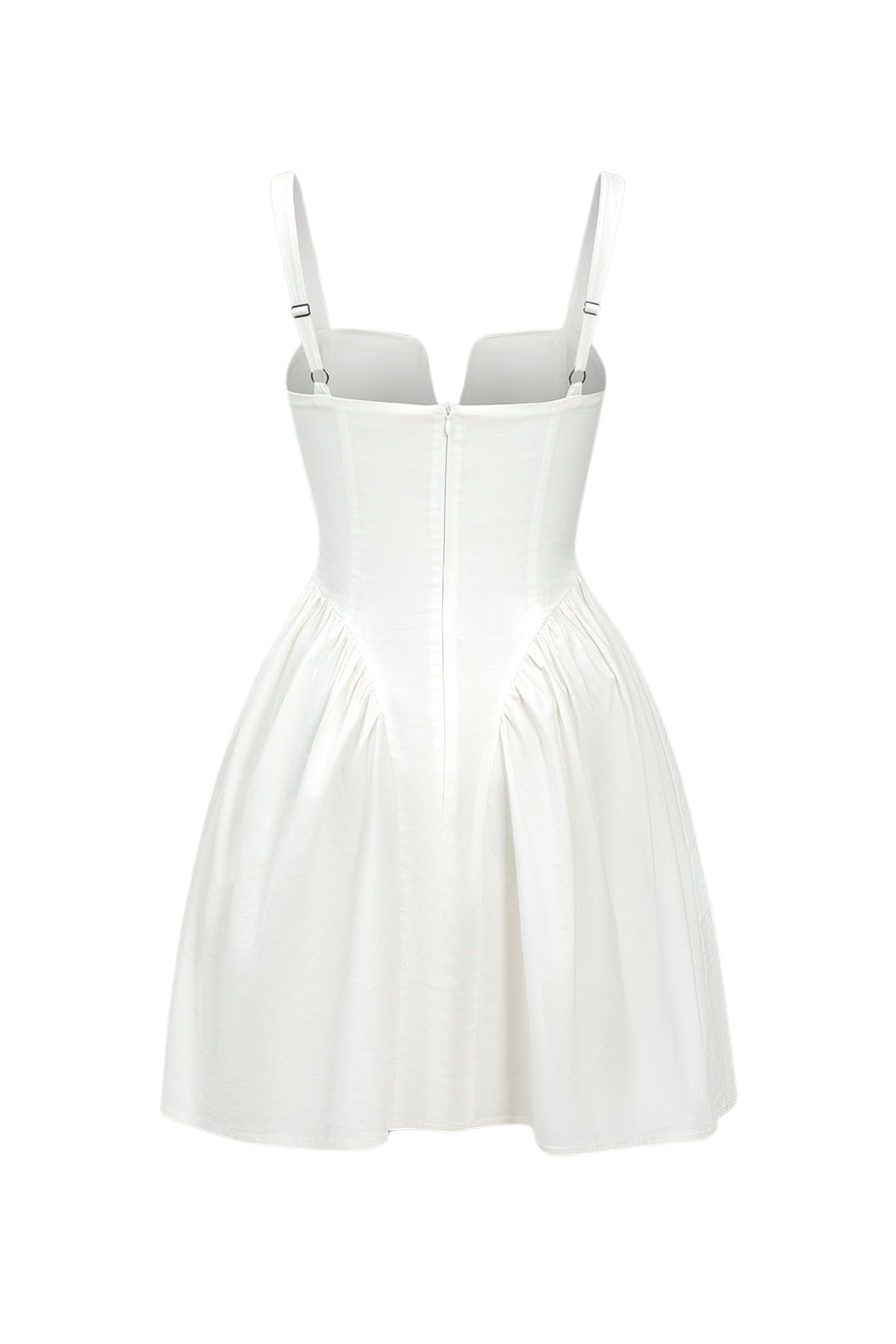 A&A Elegant Puff Pleated Hem A-line Dress