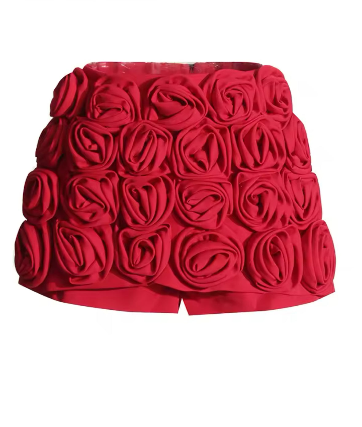 A&A Luxe Appliques 3D Flower Shorts