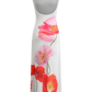 A&A Backless Printed Flower Vacation Maxi Dress