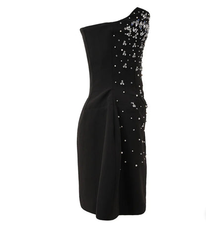 A&A Luxe Crystal Embellished Midaxi Dress