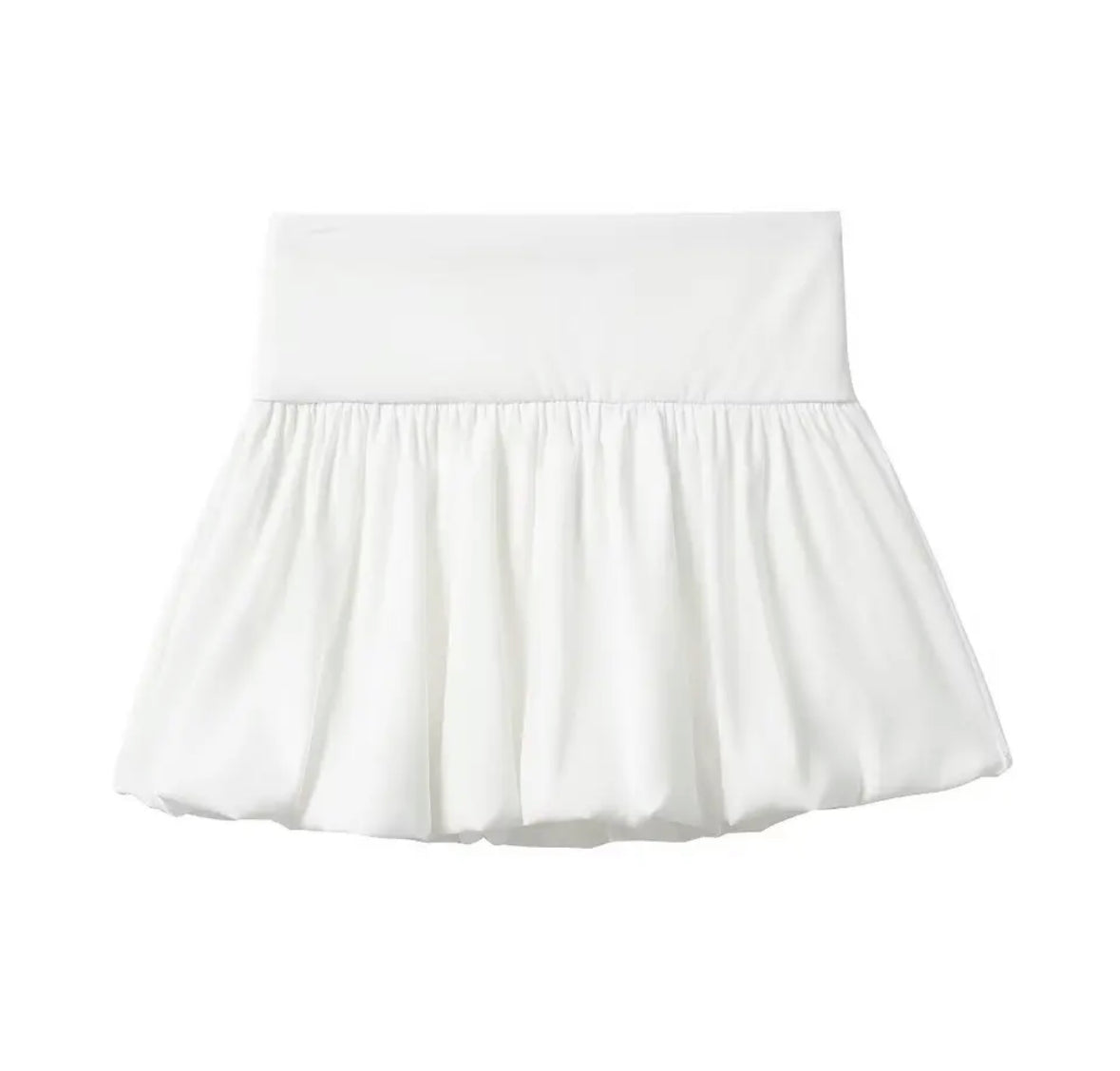 A&A Y2K Pleated Bubble Mini Skirt