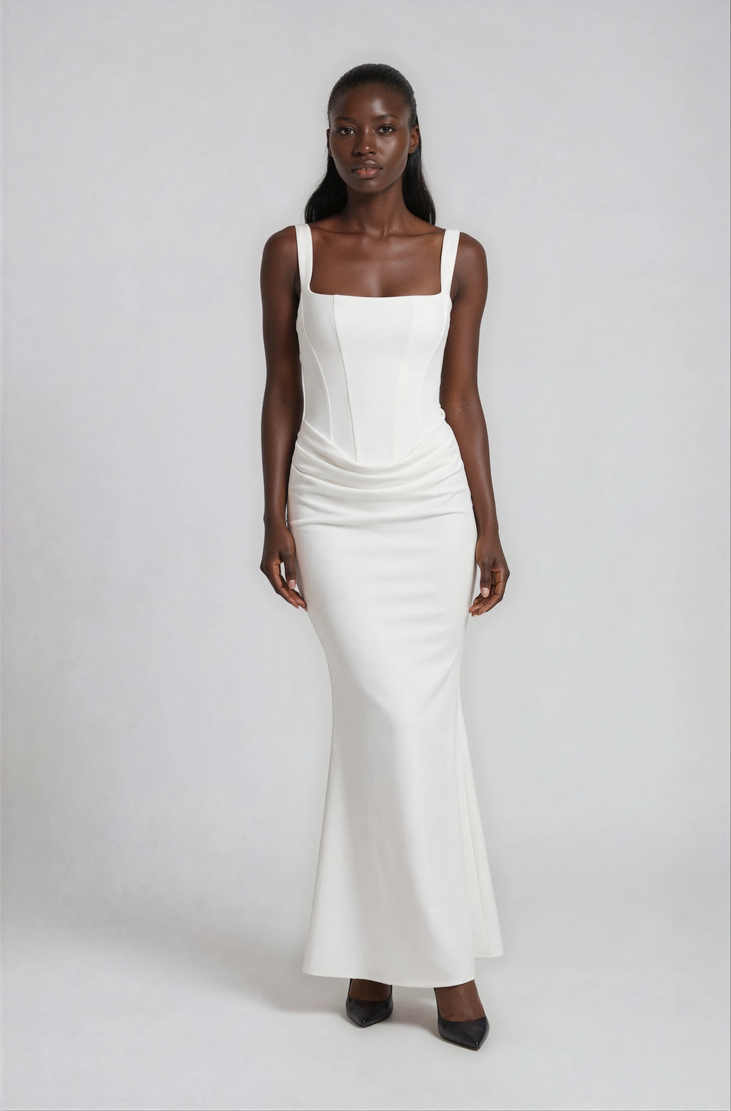 A&A Corset Ball Gown Maxi Dresses