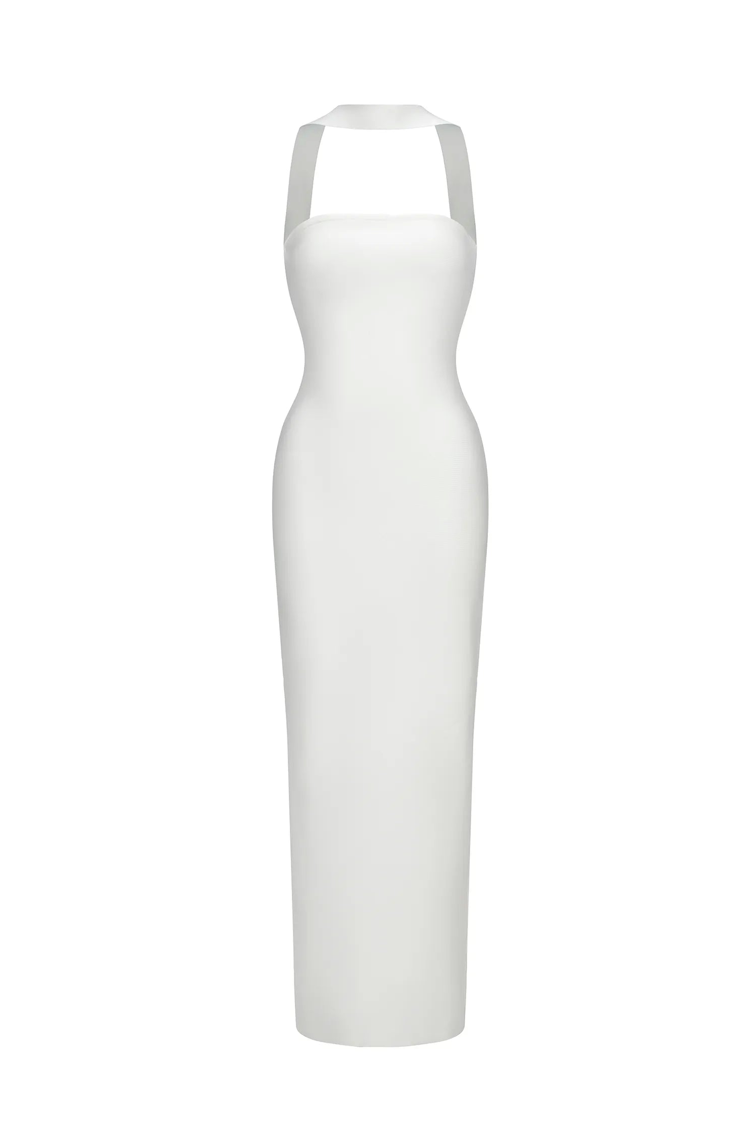 A&A Kaia Halter Bodycon Backless Bandage Maxi Dress