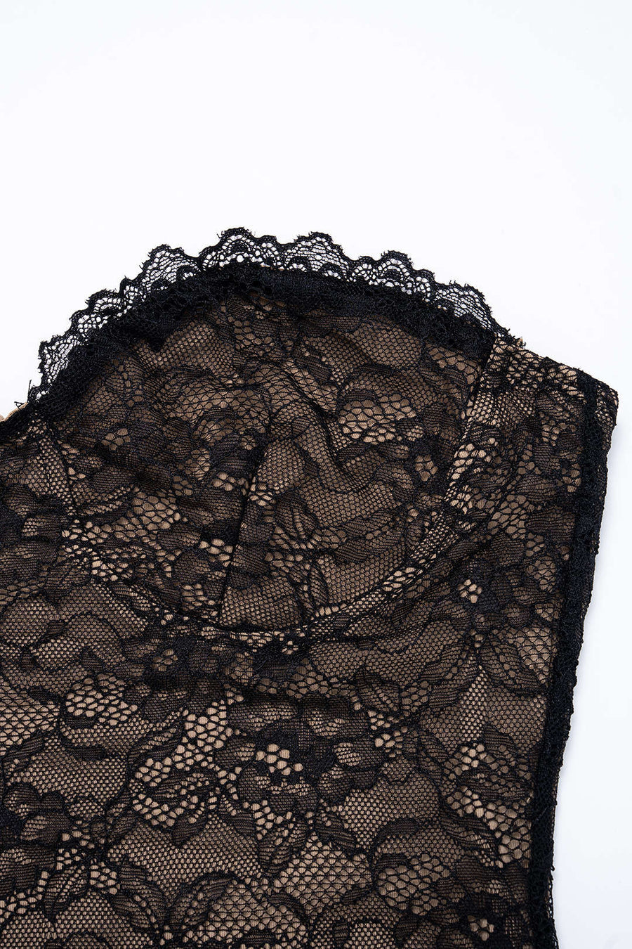A&A Black Lace Bodycon Evening Maxi Dress