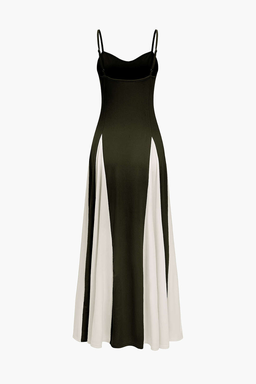 A&A Spaghetti Strap Monochrome Maxi Dress
