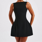 A&A Backless A-line Mini Dress