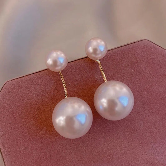 A&A Pearl Pendant Earrings