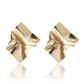 A&A Vintage Golden Square Statement Earrings