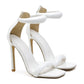 A&A Retriever Peep Toe Gold High Heels