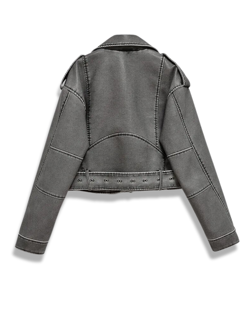 A&A Biker Baby Washed Jacket