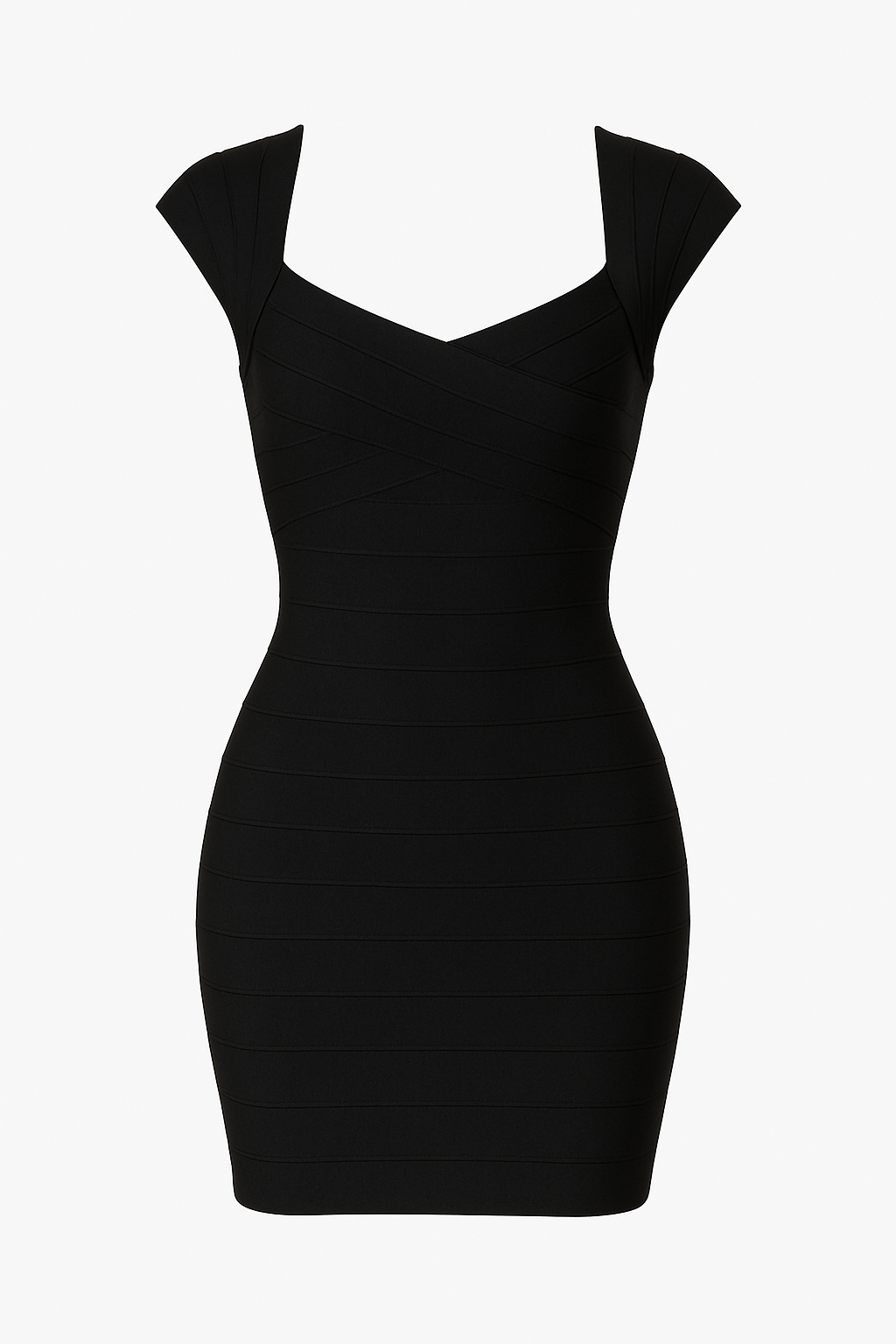 A&A Ophelia Short Sleeve Bodycon Mini Bandage Dress