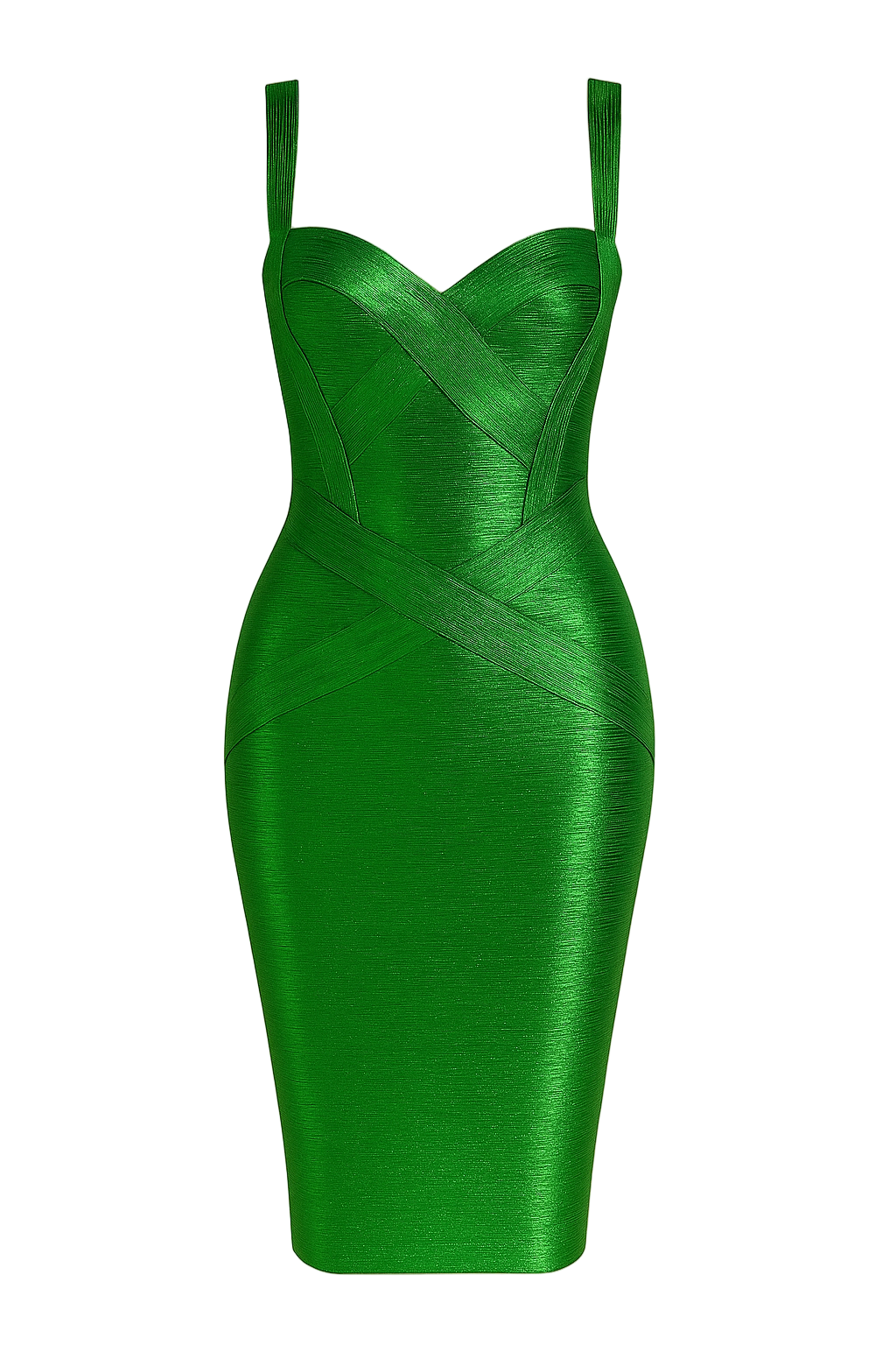 A&A Esmé Metallic Mini Bodycon Bandage Dress