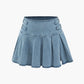 A&A Denim Strapless Skirt Two Piece Set