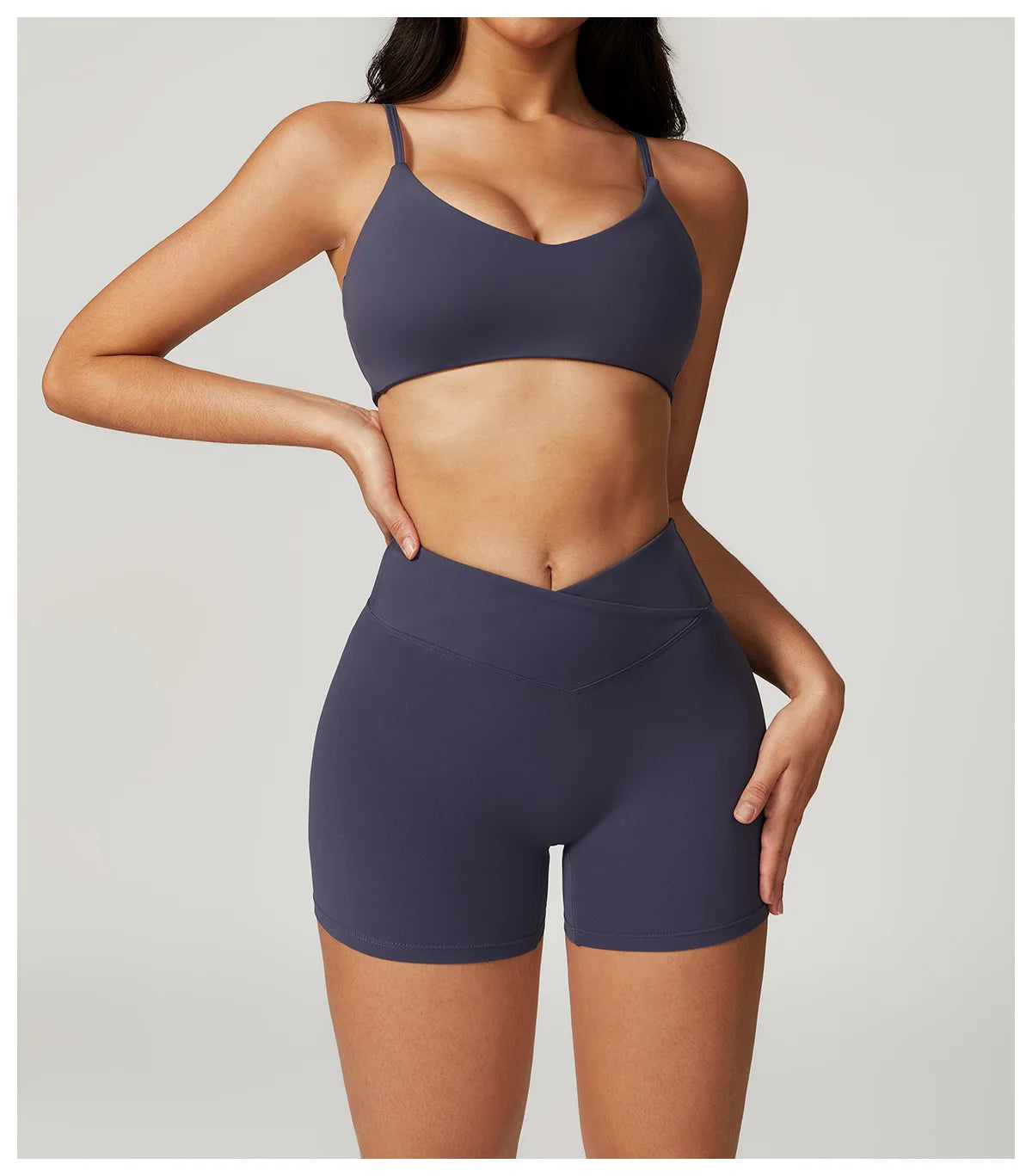 A&A ProSculpt Sports Bra & V Shorts Set