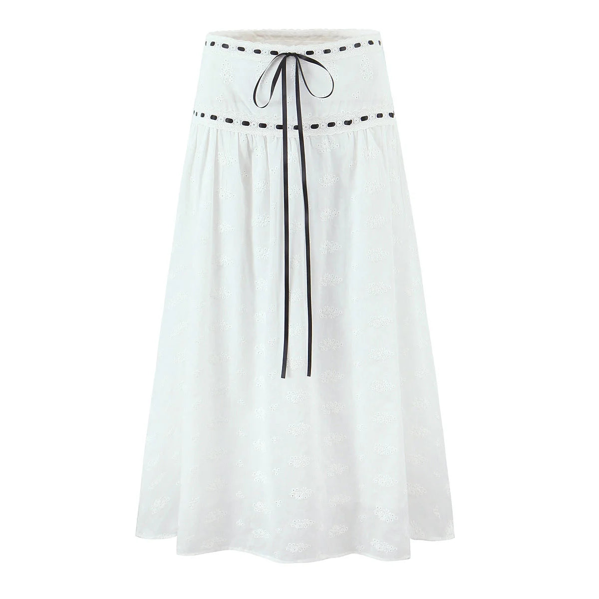 A&A Rosaline Ribbon Detail Top & Midi Skirt Set