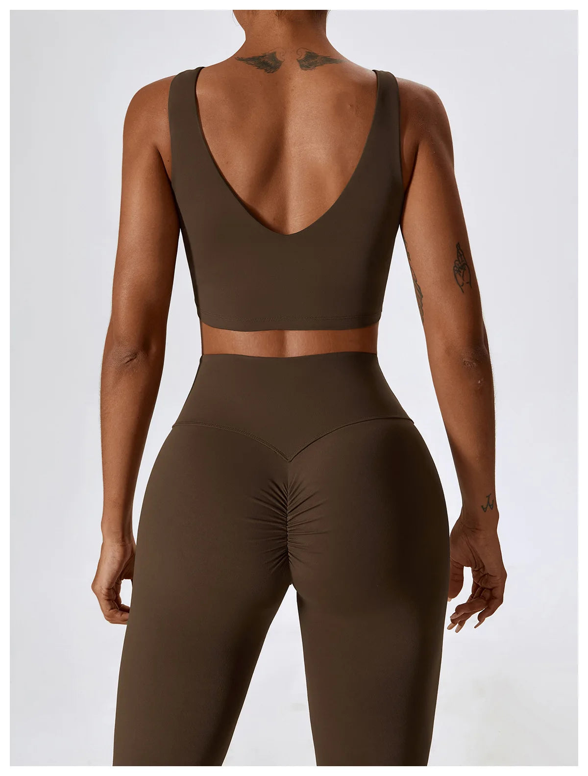 A&A Flexi Flare Leggings & Halter Tank Top Set