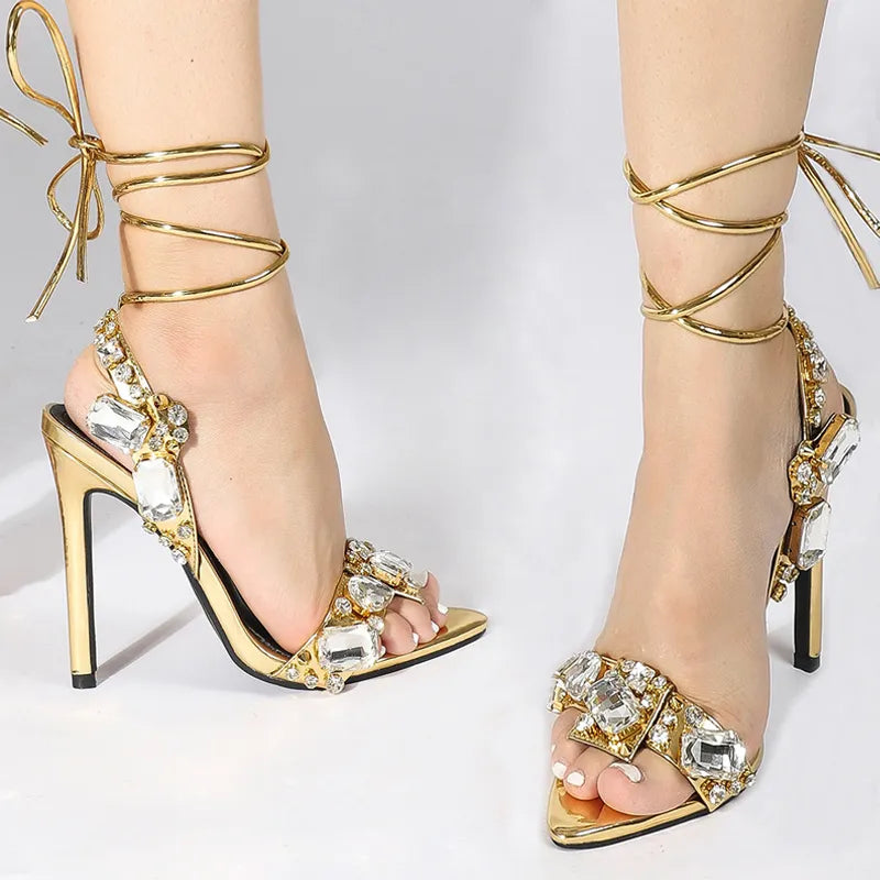 gold diamond high heels Cheap Sale - OFF 66%