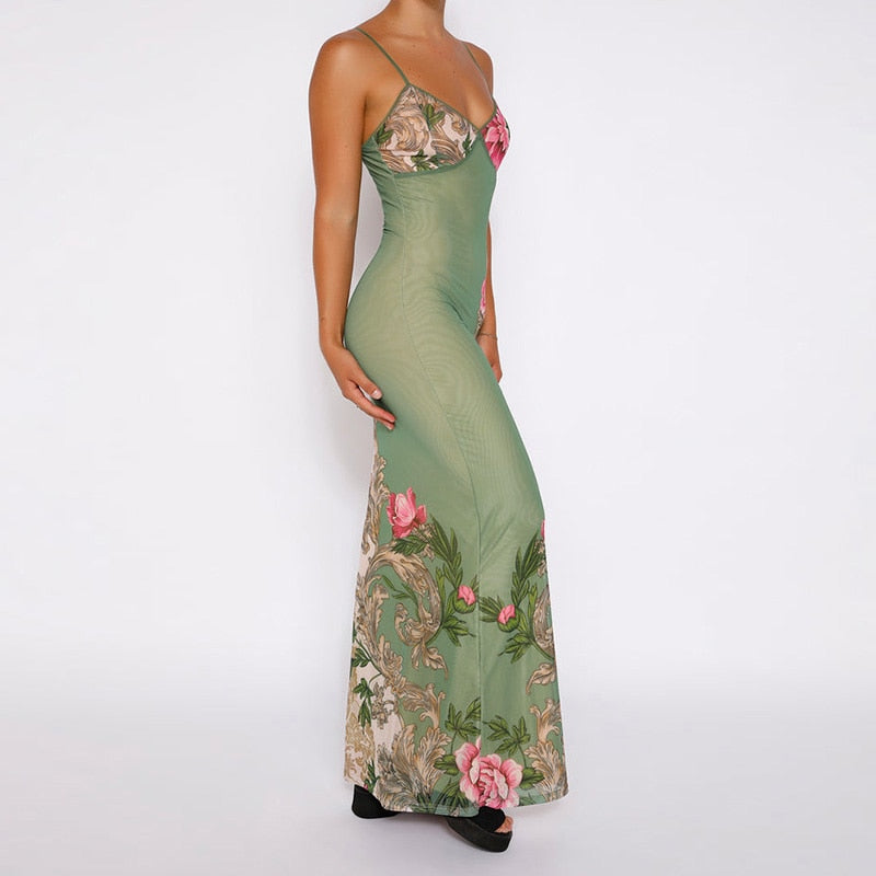 A&A Gardenia Maxi Bodycon Dress