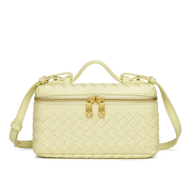 A&A Hanna Woven Top Handle Crossbody Bag
