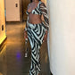 A&A Zebra Stripe Two Piece Set