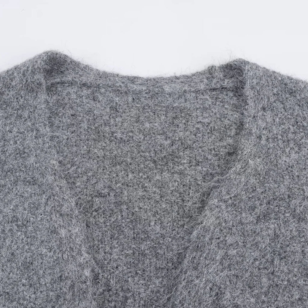 A&A Soft Knit Balloon Sleeve Cardigan