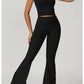 A&A Flexi Bandeau Top & Flare Leggings Set