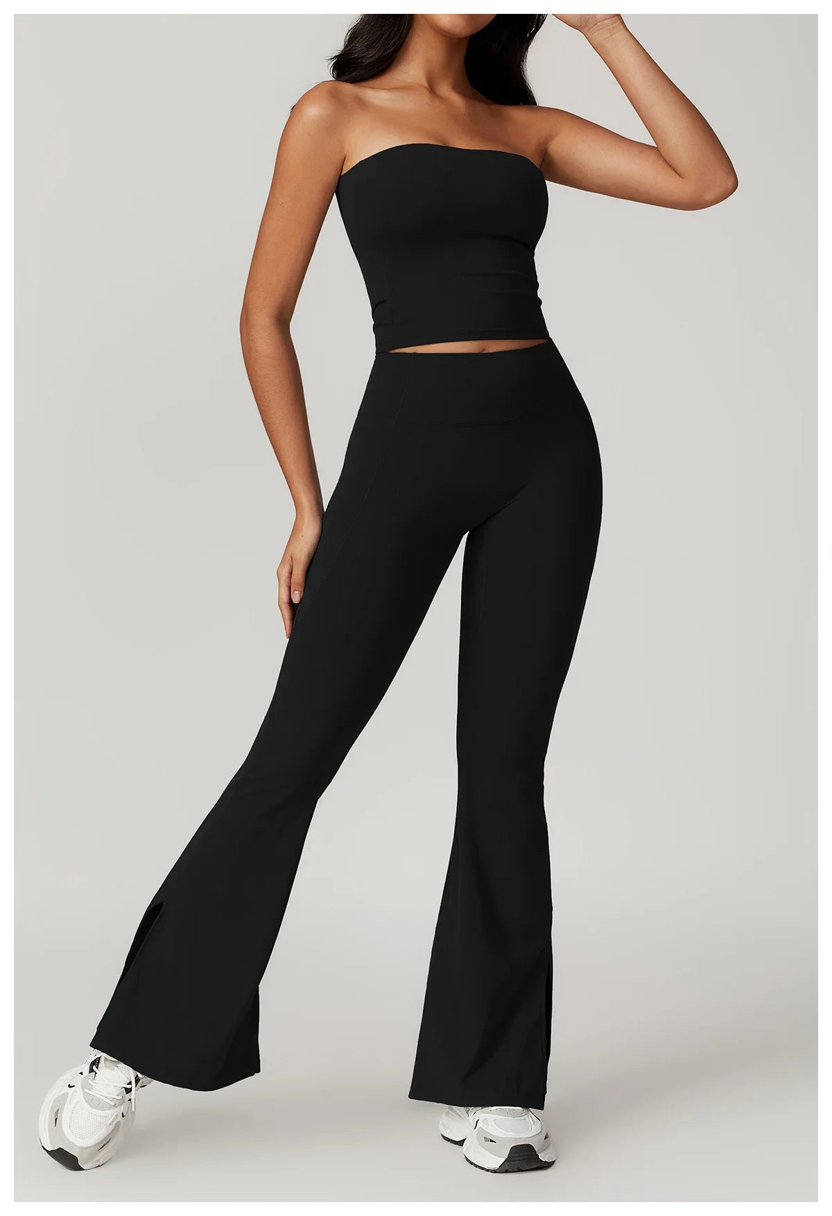 A&A Flexi Bandeau Top & Flare Leggings Set