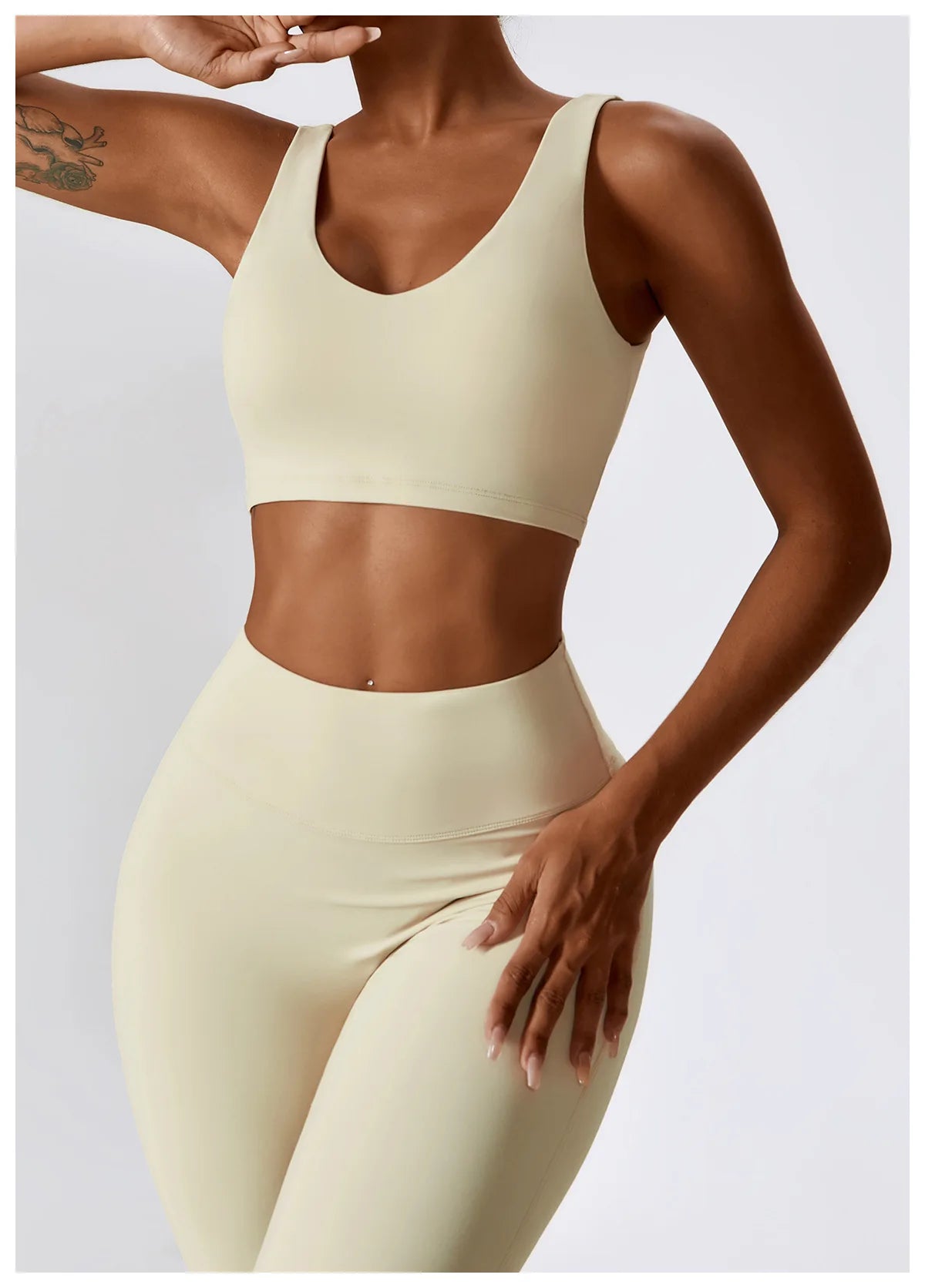 A&A Flexi Flare Leggings & Halter Tank Top Set