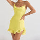 A&A Summer Halter Chiffon Mini Dress