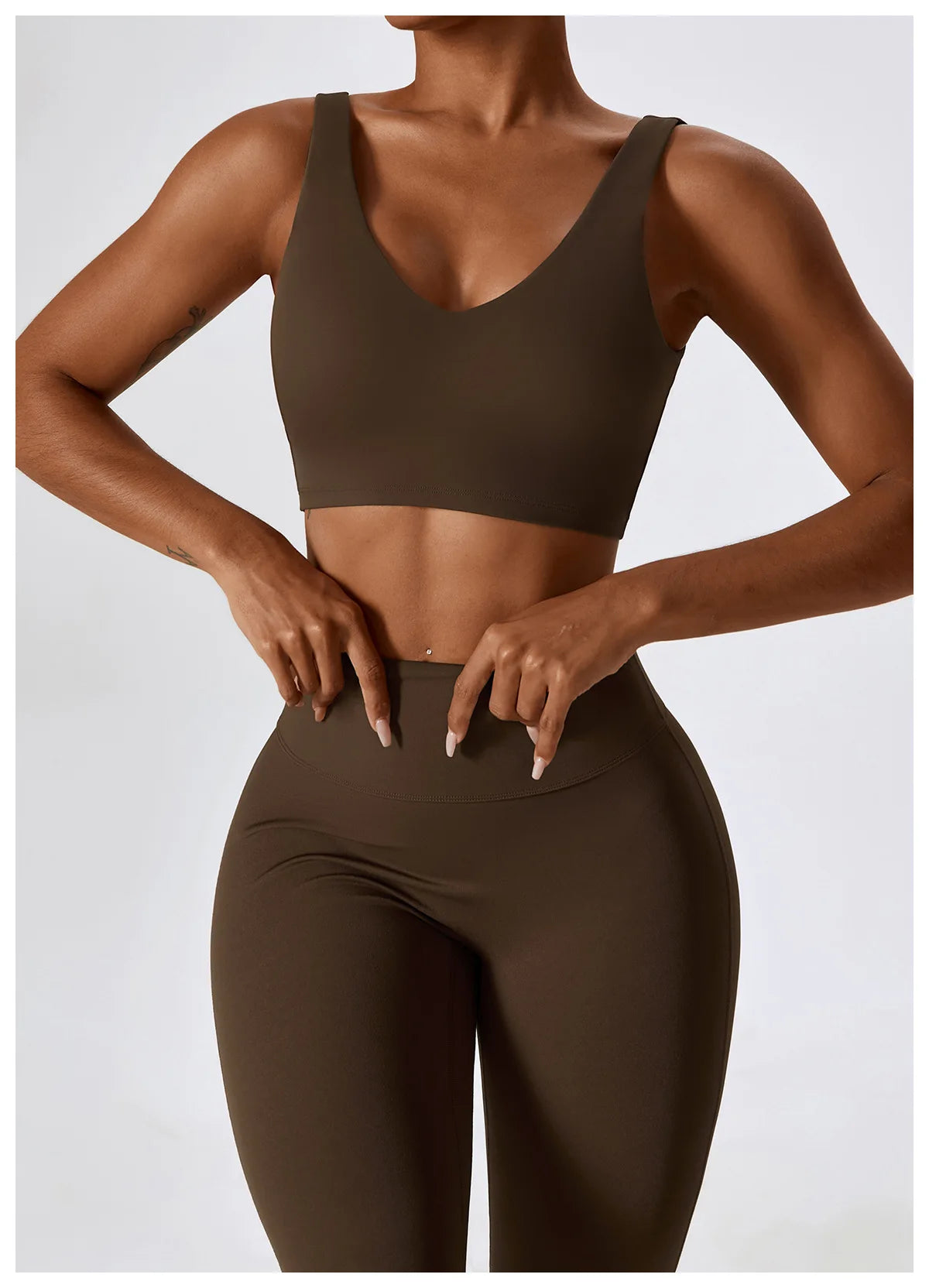 A&A Flexi Flare Leggings & Halter Tank Top Set