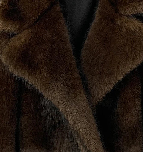 A&A Arsha Faux Fur Collar Coat