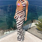 A&A Zebra Stripes Bikini Set