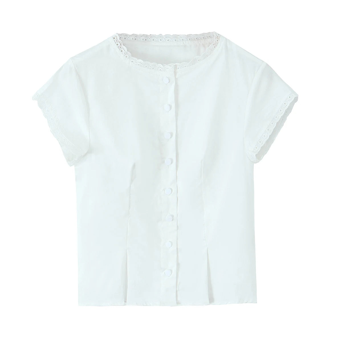 A&A Elarine Shirt Top & A-Line Mini Skirt Set