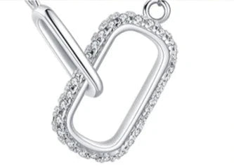 A&A Infinity Lock 925 Sterling Silver Necklace