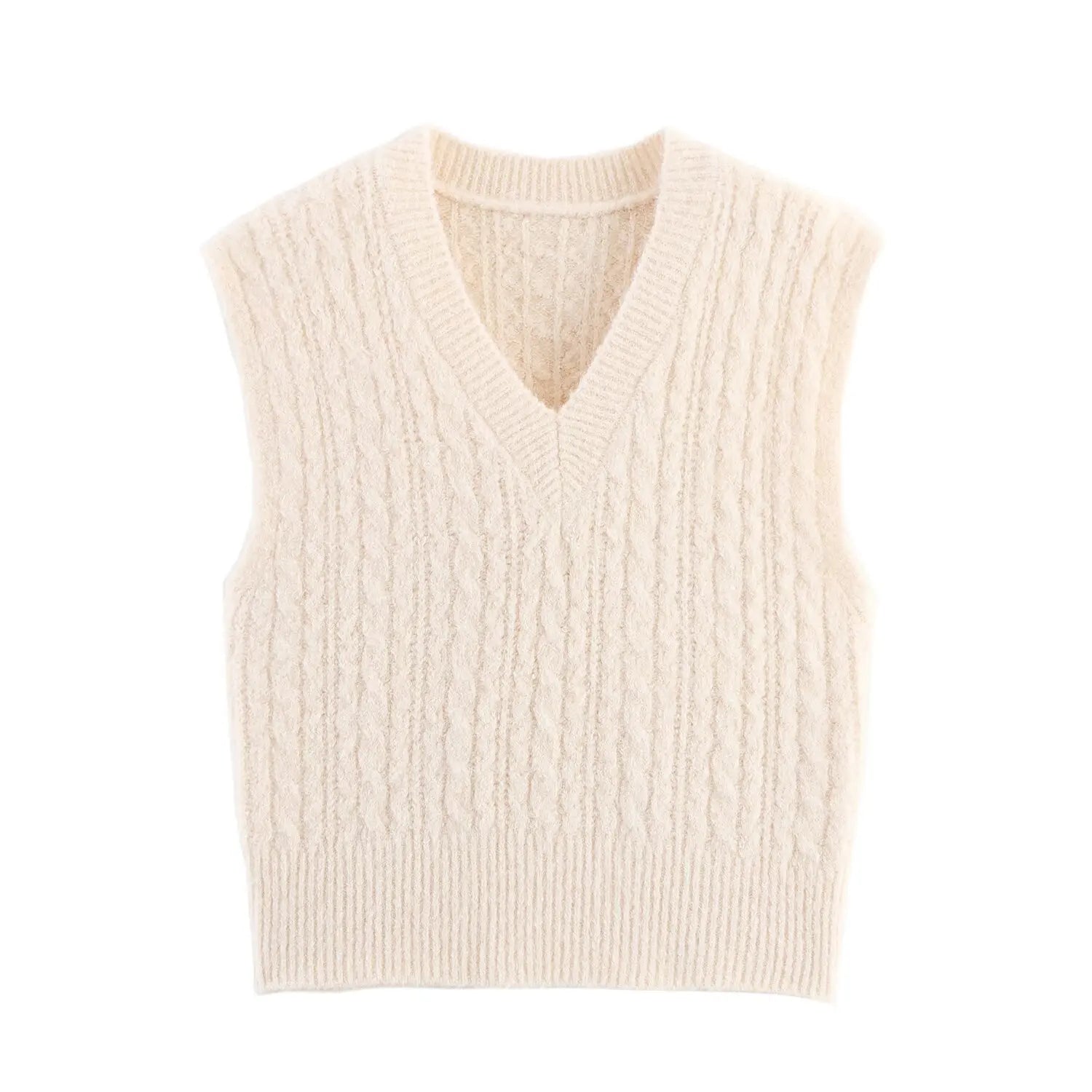 A&A Cable Knit Sweater Vest