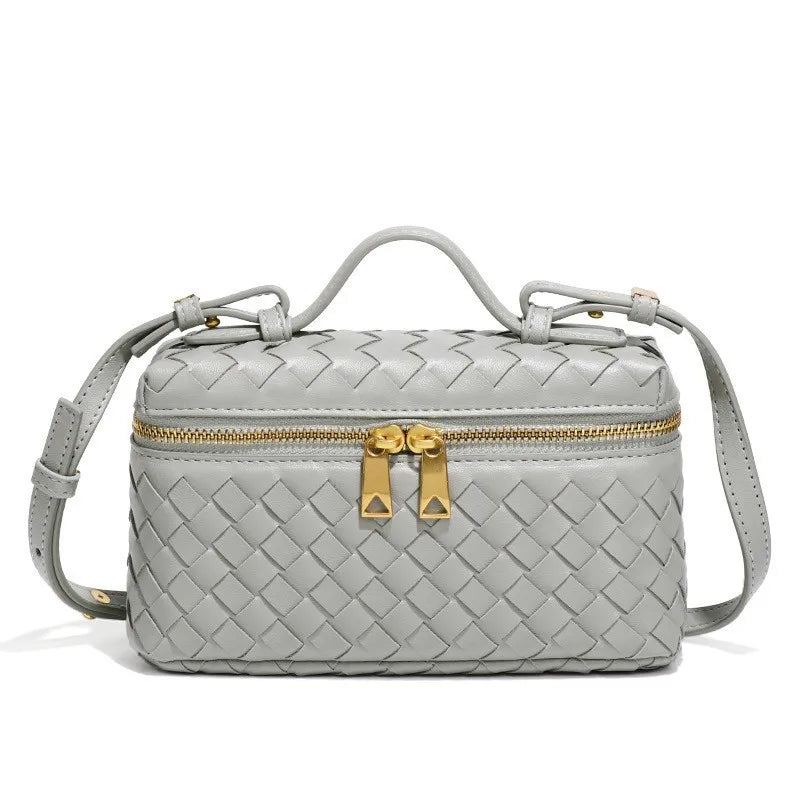A&A Hanna Woven Top Handle Crossbody Bag