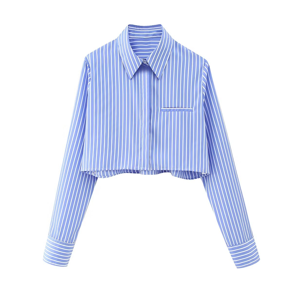 A&A Cropped Collared Shirt