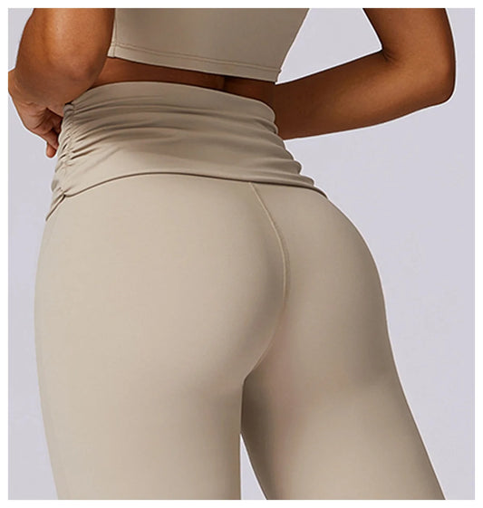 A&A Flexi Flare Fold Over Leggings & Racer Top Set